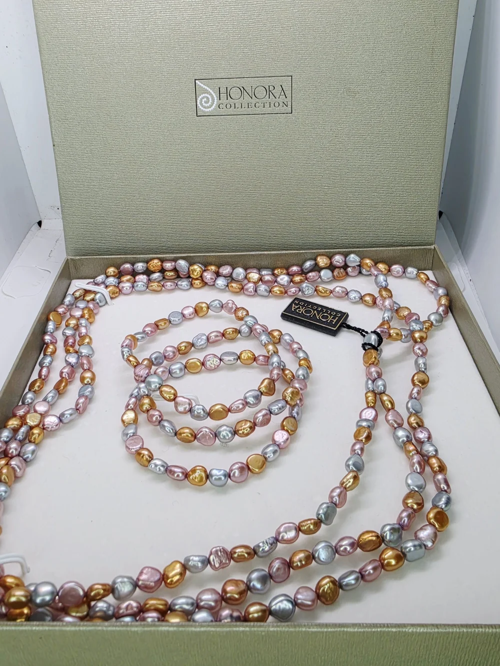 Honora New In Box Necklace And Bracelets Set 60